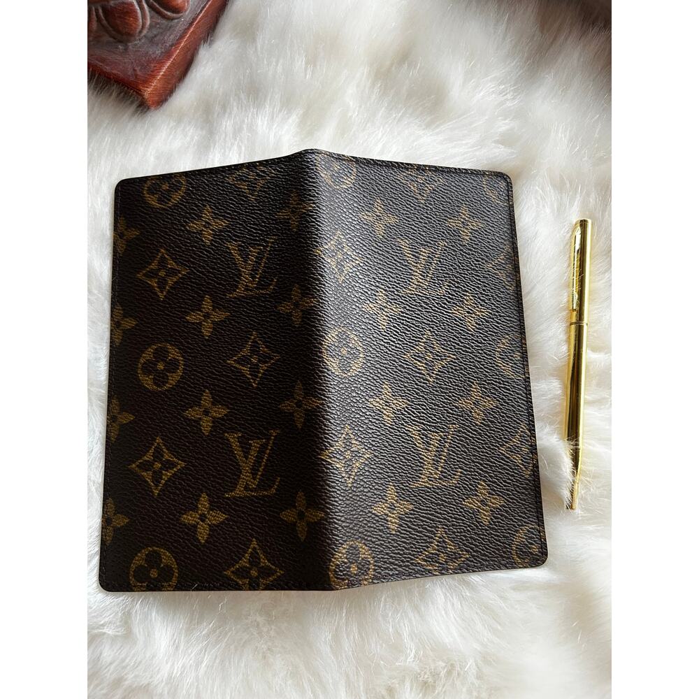 Louis Vuitton Monogram Pocket Agenda de Poche Notebook/ Checkbook Cover MI1906 - Picture 6 of 9